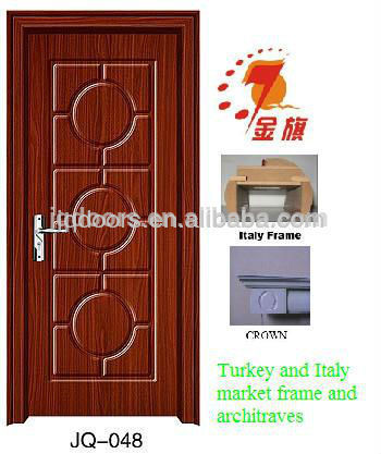 PVC/MDF wooden door,interior PVC/MDF door