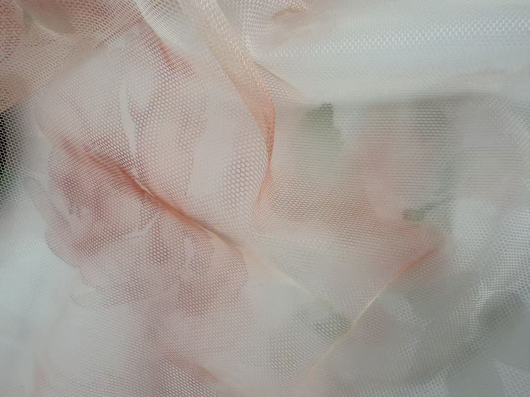 Printed 100% Polyester Mesh Fabric
