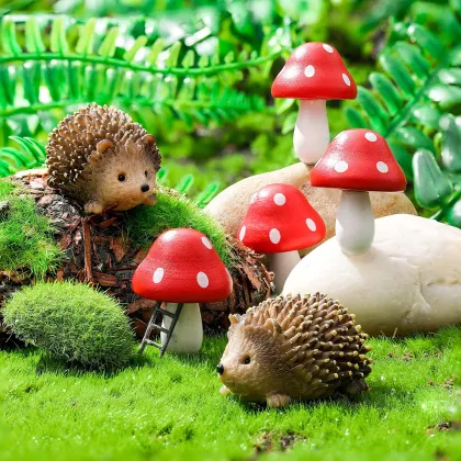 Customized Garden Decoration Mushroom Props - Resin Mushroom Statue