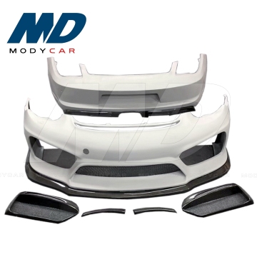 981 Bộ dụng cụ cơ thể sợi carbon Half Carbon kiểu GT4 cho 2009-2012 Porsche Cayman 987.2