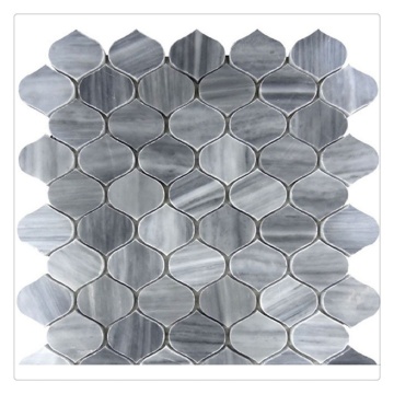 Wholesale Gray Lantern Mosaic Marble Dark Grey Stone