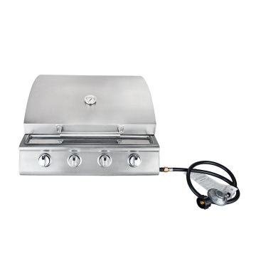 4-Burner Stainless Steel Tabletop Barbecue Cooker