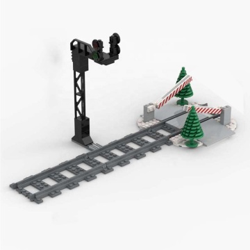 Stemedu MOC City Train Track Lifting Bar - Building Blocks Toy Gift for Children