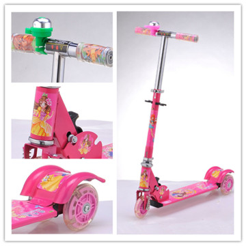 Full Aluminum Alloy Children Folding Scooter with PU casted wheels