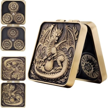Set di 7 dadi in resina DND con bordo affilato poliedrico D&D