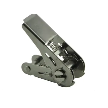 1 Inch 800KG Car Stainless Steel Cam Buckle Tie Down Straps Cargo Lashing Ratchet Buckle