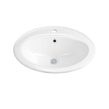 Classic USA Design 22 Inch Oval Porcelain Basin Sink