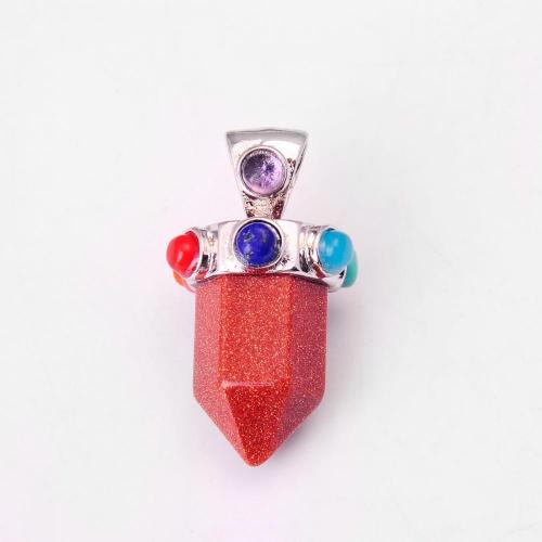 Crystal stone Healing Pointed Chakra Pendants Hexagonal Gemstones Quartz Bullet Shape Women Girls Gift