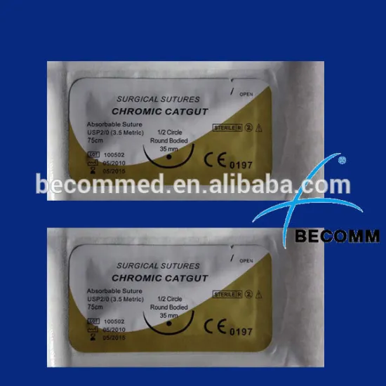 2/0 chromic catgut surgical suture