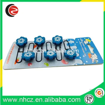 Blue Flower Shape Wood Bookmark