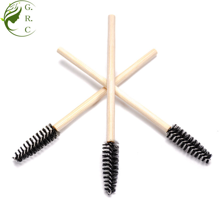 100 Pack Disposable Bamboo Handle Mascara Wands Brushes