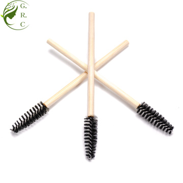 100 Packung Einweg Bambus Griff Mascara Wands Pinsel