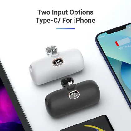 Mini Wireless Charging Power Bank for iPhone, Xiaomi, Huawei