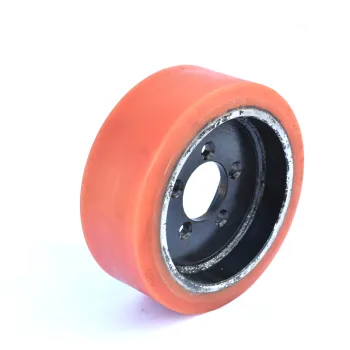 BT PU Coated Motor Drive Wheels with 5 Holes