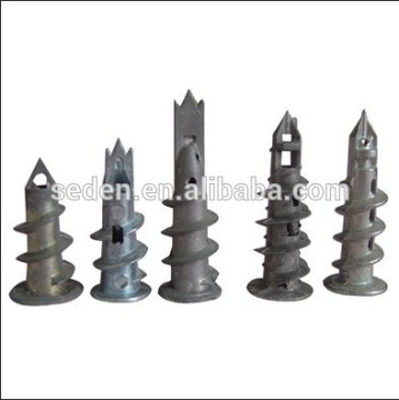 Tip or three points type Zinc alloy easy anchor/PA easy anchor