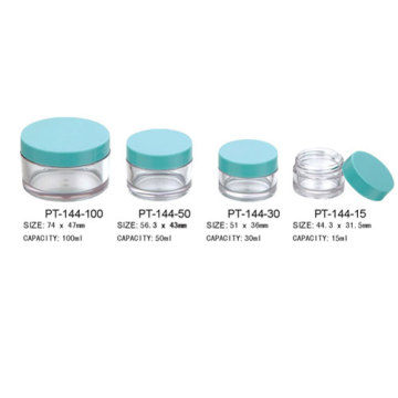 Round Cosmetic Plastic Pot