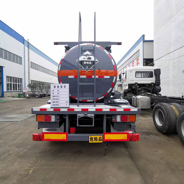 Tr-axle tank semi trailer asphalt transport tank trailer