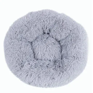 Pet Nest Bed Cats And Dogs Round Plush Material Winter Practical Pet Mats Suitable For Small And Medium Pets