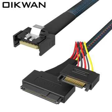 MCIO 4X έως U.2 (SFF-8639)+15p U.2 NVME