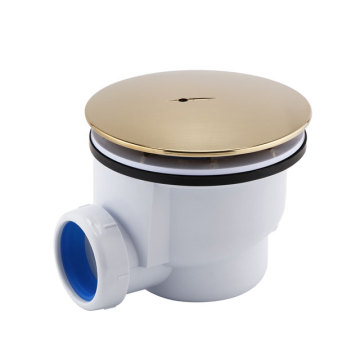 ABS 90mm Shower Tray Drain Fitting - Brass PVD