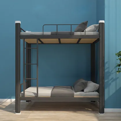 Student Dormitory Beds: Bunk Beds, Iron Frames, and Double Profiles