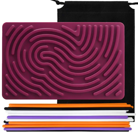 Montessori-Inspired Dual-Sided Silicone Sensory Activity Board: An Early Education Tool for Autism and Beyond