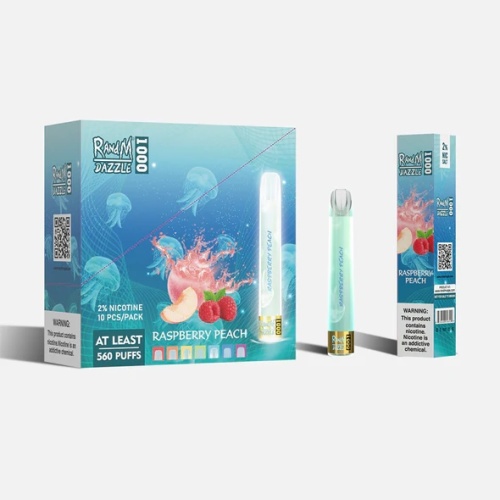 Randm Dazzle 1000 Puffs 일회용 충전식 vape