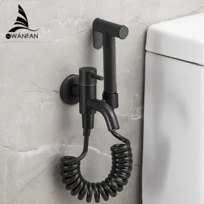 Bathroom Hardware Toilet Bidet Angle Copper Spray Gun Nozzle