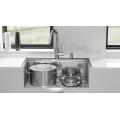 Multifunctional 33x22 inch Handmade Topmount Kitchen Sink