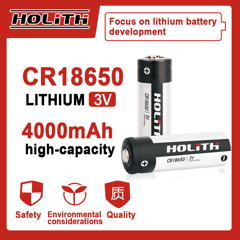 Holith CR18650 Lithiumbatterie 3,0 V 4000mAh hohe Kapazität