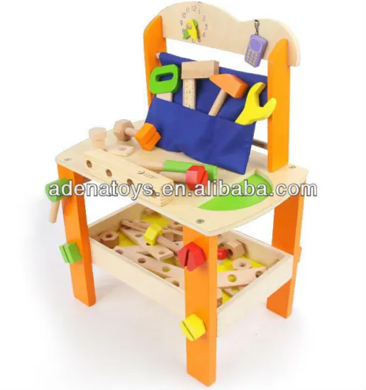 Wooden toy Assembling Tool Set Chair self assembly toy