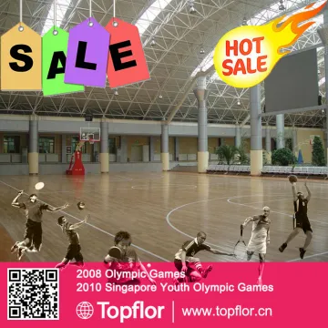 University vinyl basketball flooring for sports court