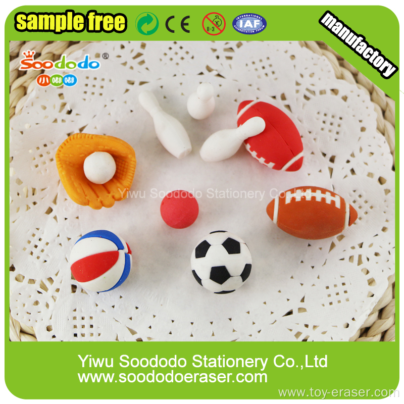 Ball Shaped Eraser, Wholesale Promotion stationery