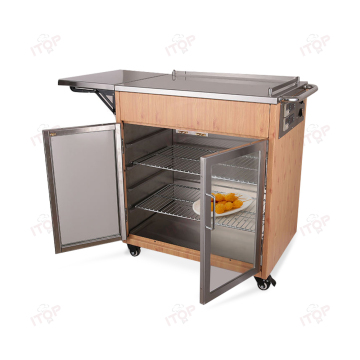 Double Temperature Electric Cabinet Food Warmer for Hotel Kitchens