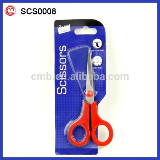 red flexible nice cutting scissor