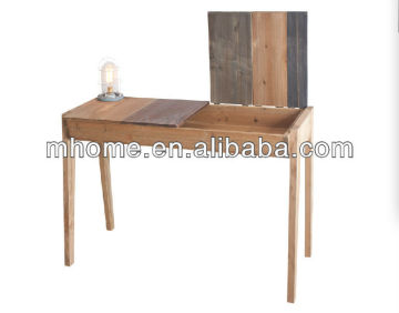 New mediterranean style ornament wood writing table with storage function