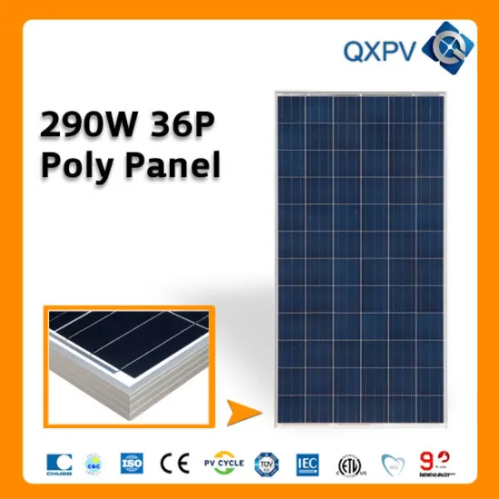 36V 290W Poly PV Panel