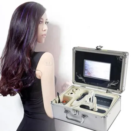 Skin Scanner Machine: Analyze la Peau Analizzatore Della Pelle Analizador de Piel