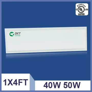 OKT UL Listed 1X4FT 40W Dimmable suspended ceiling led panel light