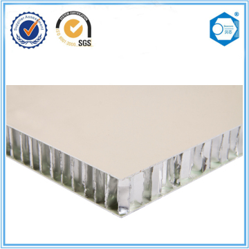 Aluminum honeycomb panel for archway