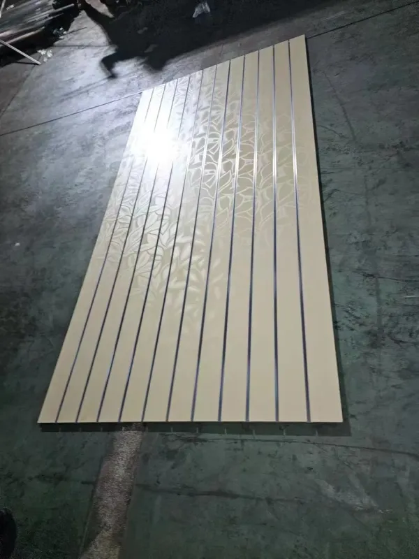 Horizontal Groove Length 2440mm MDF Slatwall Panel