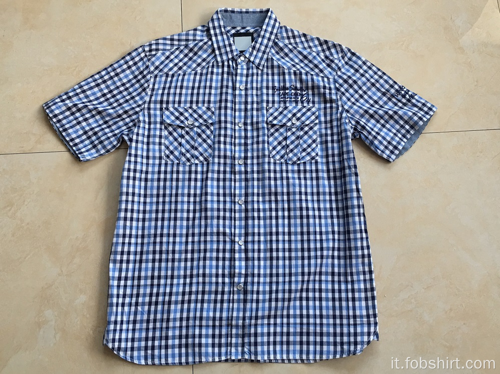 Camicia uomo per colore blu