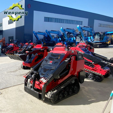 Crawler 300kg Mini Skid Steer Loader For Snow Removal