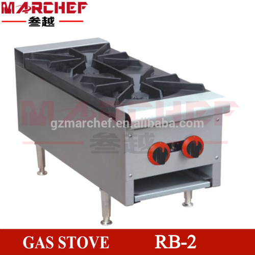 2 Burners Commercial Table Top Gas Burner Stove_industrial Counter Top