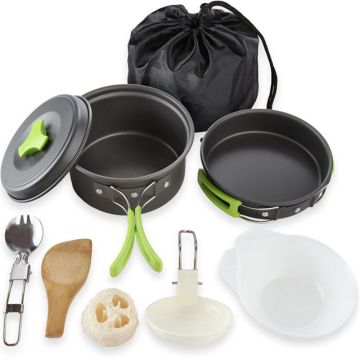 1-2 Person Outdoor Camping Cook Pot Set
