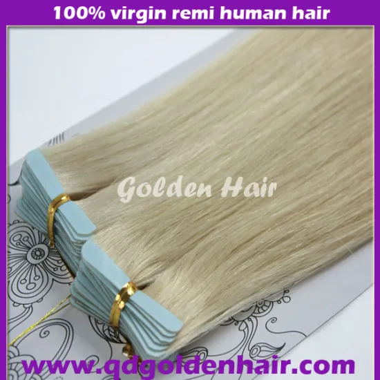 100% Unprocessed Virgin Rem Hair Tape Hair Extension