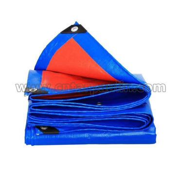 PE Tarpaulin biru kalis air kanvas fabrik penutup tenda