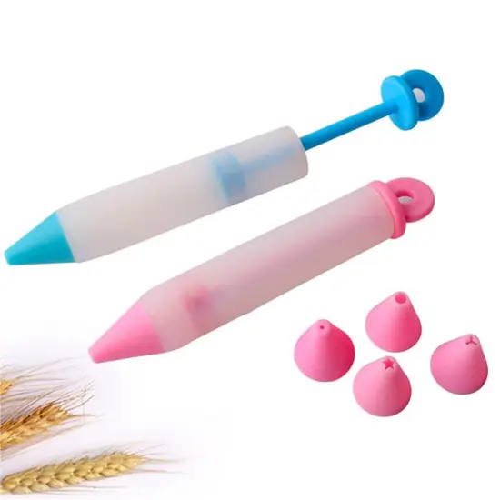 Wholesale Silicone Cake Decorating Nozzles Pen for Easy Cleaning and DIY Pastry Tools