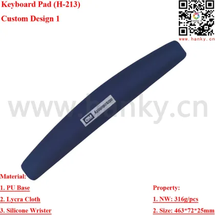 Keyboard Pad, Keyboard Pad Design, Silicone Wrister Keyboard Pad, Wrist Support Keyboard Pad