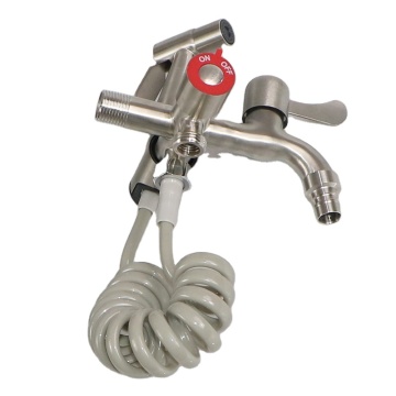 304 Stainless Steel Triangle Valve for Toilet Water Distributor, Household Washing Machine Faucet